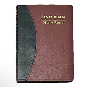 Santa Biblia Valera 1602 Purificada/KJV Bilingüe, Cuero Duotono BLK/Vino Indice